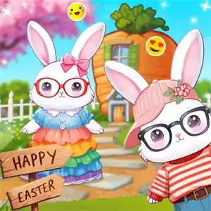 Bunnies Get Ready for Easter Game